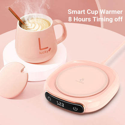 Smart Mug Heating Pad – Constant Temperature Coffee Cup Warmer for Desk