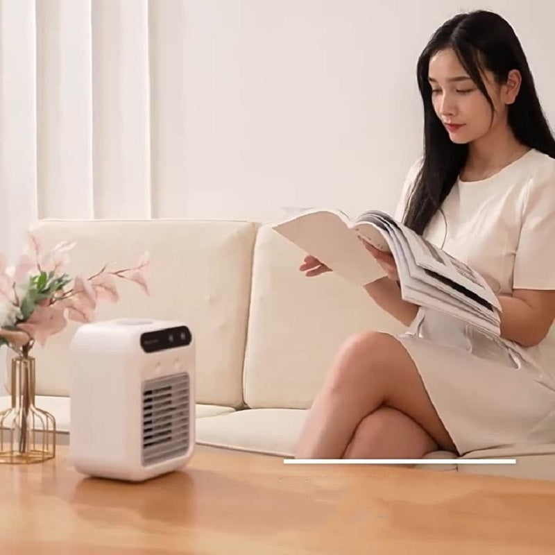 Portable Air Conditioner Fan with Water Cooling – Personal Air Cooler for Home & Car