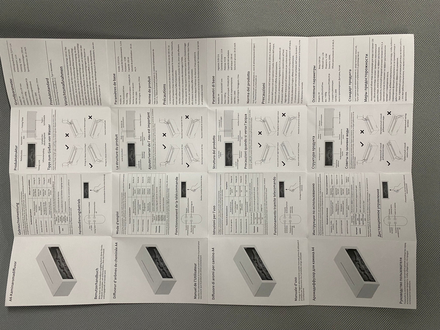 Fireplace Flame Simulation Aromatherapy Diffuser – Ambient LED Mist Humidifier