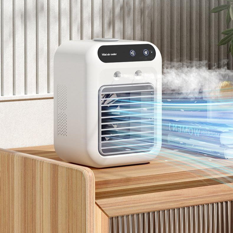Portable Air Conditioner Fan with Water Cooling – Personal Air Cooler for Home & Car